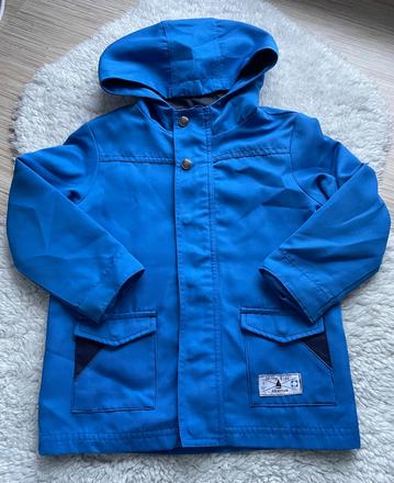 Modra tenka bunda s kapucnou lupilu, lupilu,98