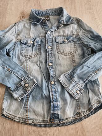 Riflová košeľa zara 3-4roky, zara,104