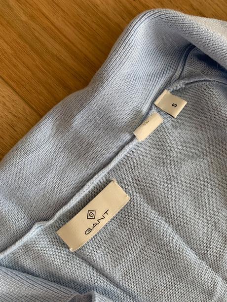 Kardigan svetlomodrý, gant,s