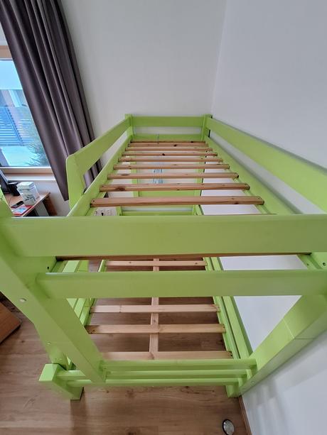 Poschodová posteľ - masív, 120 cm, šírka (cm): 120,dĺžka (cm): 200