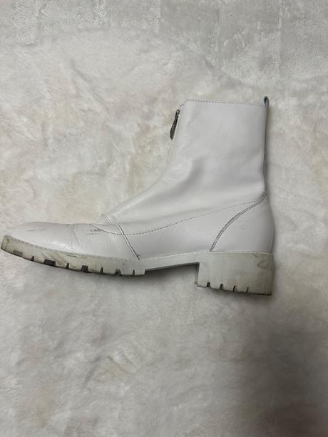 Biele mäkučké kožené workery zn. zara, zara,39