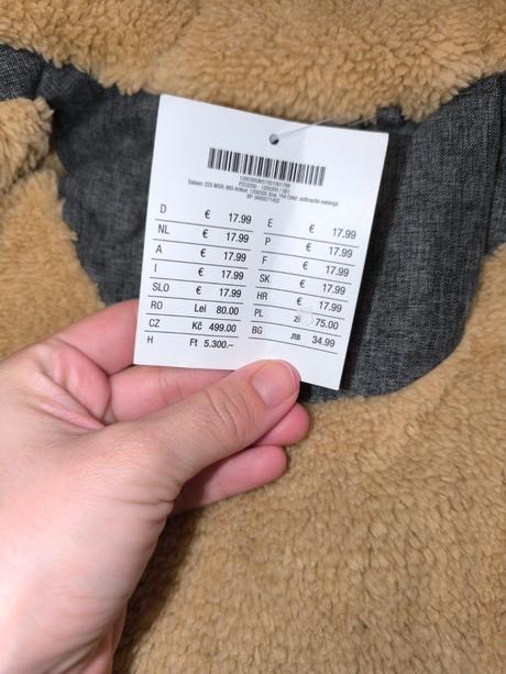 Vetrovky s visačkou, 110