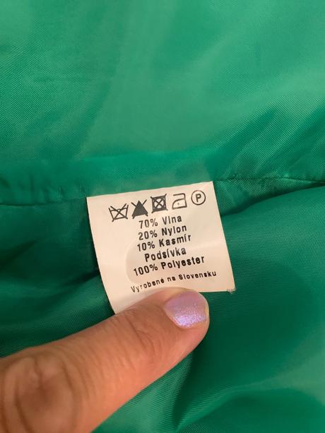 Krasny slovensky zeleny kabat s obycko postou, m