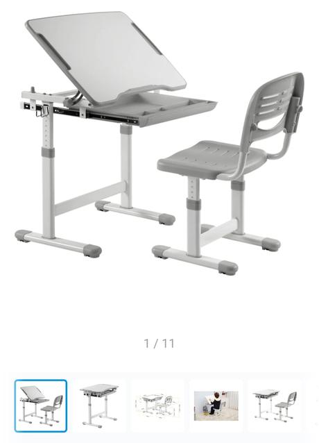 Alzaergo table etj100 písací stôl so stoličkou, 