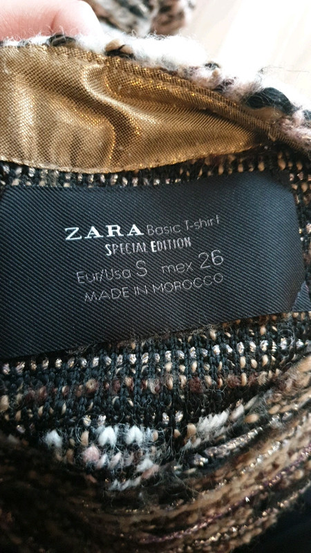 Zara vlnený melírovaný sveter s, zara,s