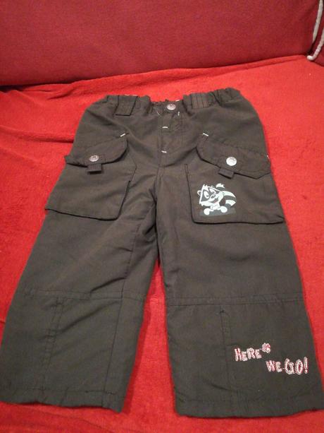 Zateplené nohavice, okay,80