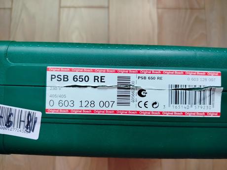 Priklepová vŕtačka bosch, 