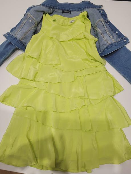 Letne saty a riflove bolerko, c&a,140