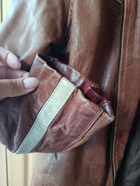 Kožená bunda pánska, aviatrix original, s/m, m