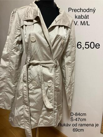 Prechodný kabát, m