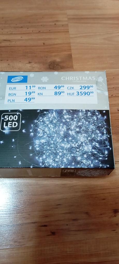 Svetielka 500 led na stromček 220cm, 