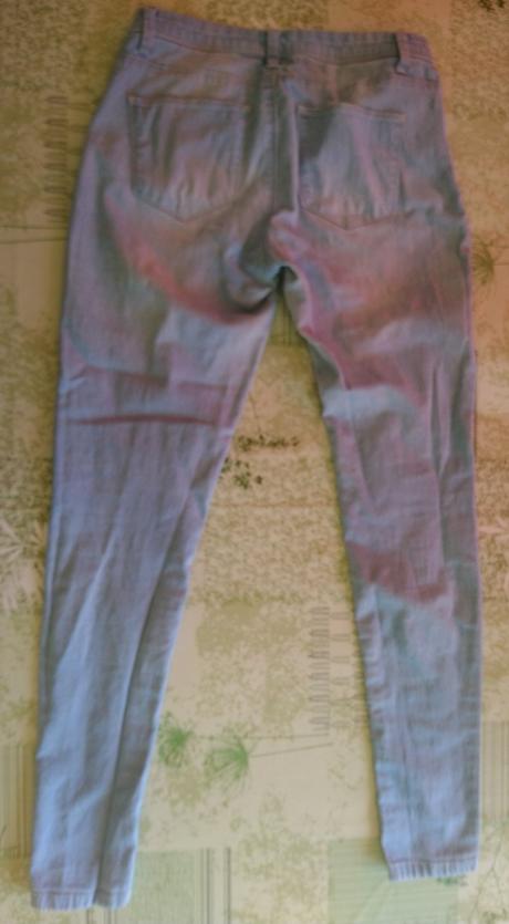 Dámske tenké sv. modré elastické rifle, denim co, denim co,xs