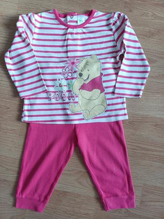 Pyžamo macko pú - iba vyprané, c&a,80