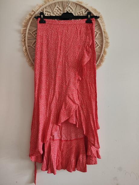 Zavinovacia asymetrická sukňa, m