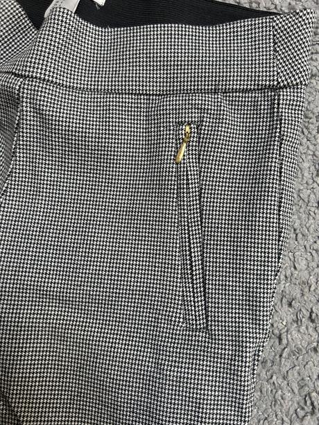 Nohavice kockované, h&m,36
