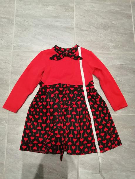 Sviatočné šaty s flís podš.,pružné, 122-128,6-7r., 122