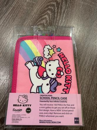 Hello kitty novy pixelový školský peračnik,