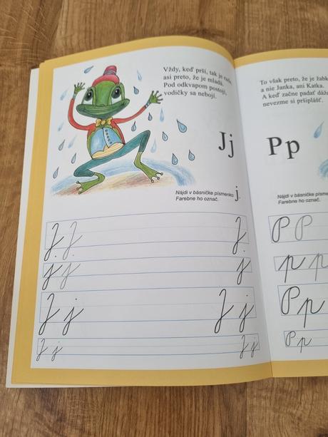 Učíme sa písať písmenká,