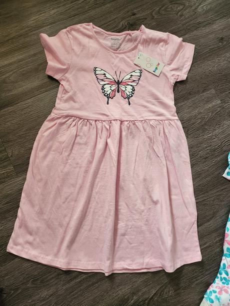 4x bavln. šaty 6-7r, h&m,122