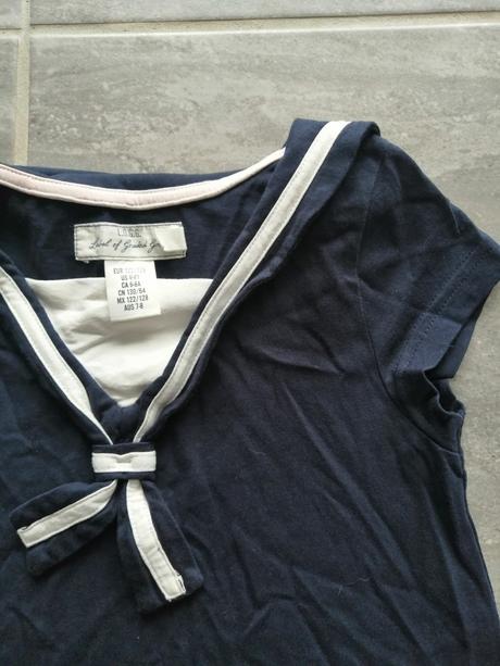 Šaty v námorníckom štýle ham v122-128, h&m,122