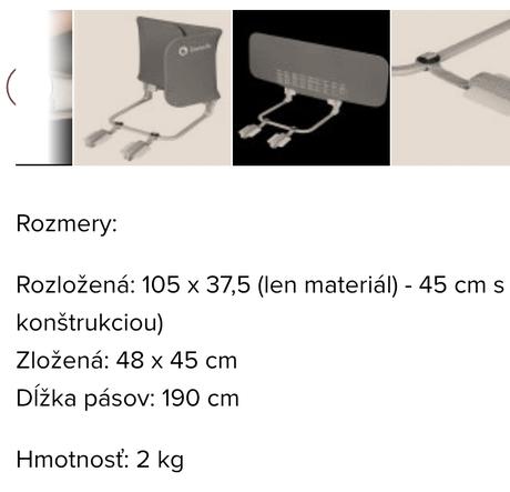 Bezpečnostná zábrana lionelo lora, šírka (cm): 45