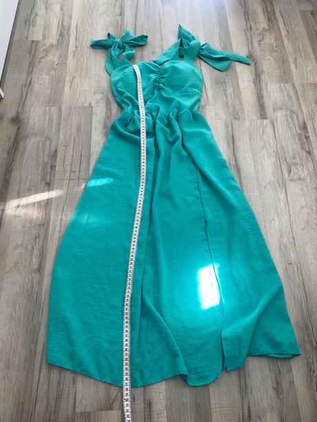 Tyrkysové letné šaty, s