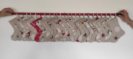Adventný kalendár - čižmy/čižmičky, 