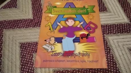 Zošit na rozvoj dieťaťa rôzne aktivity, 