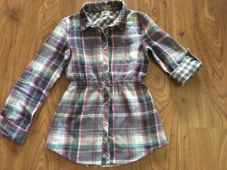 Košeľa s roll-up rukávmi, f&f,128