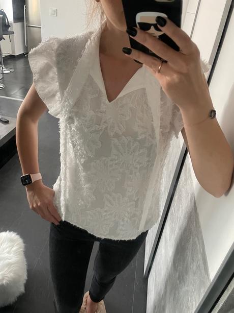 Vzorovana letná bluzka, zara,xs