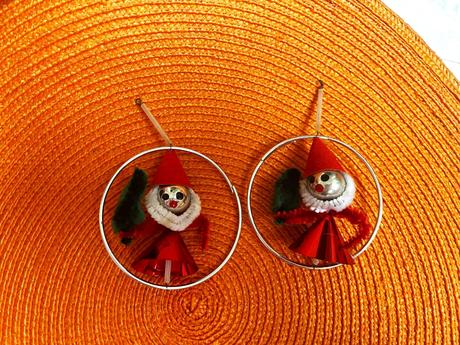 Staré ozdoby na stromček 3 ks, 