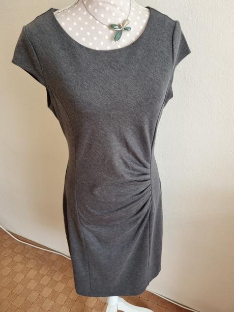 Sivé úpletové šaty george 38/40, george,m
