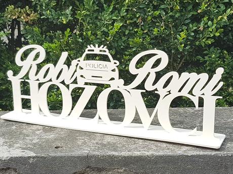 Svadobný stojan s krstnými menami, 