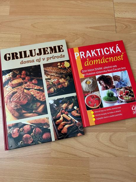 Knihy grilujeme a praktická domácnosť, 