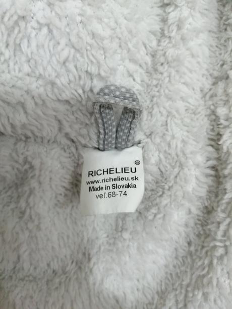 Zimný overal richelieu 68/74, richelieu,68