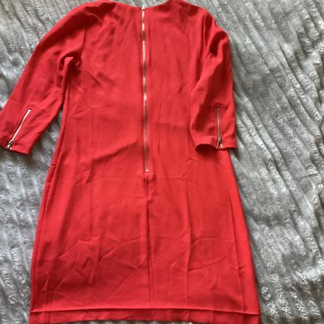Červené šaty so zipsami, warehouse,38