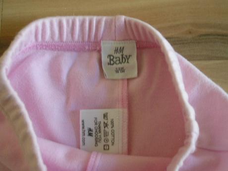 Tenké tepláčiky pre princeznú, 1-2m, h&m,56