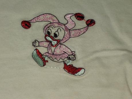 Tričko s vyšivanym šaškom, slovenka,74