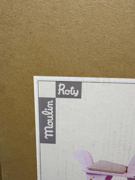 Moulin roty krasny drevený hojdaci ruzovy konik, 