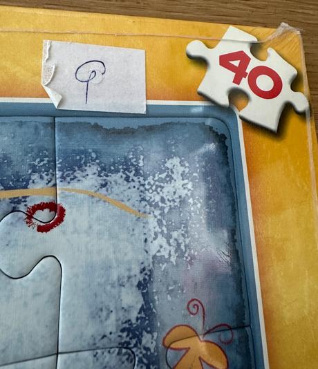 Krkouni - rámové puzzle (40 dielikov) za 1eur,