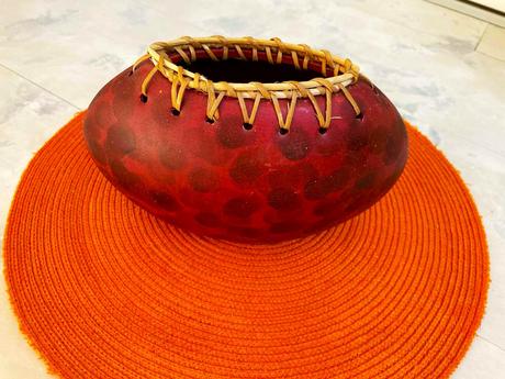 Naturálna etno váza,