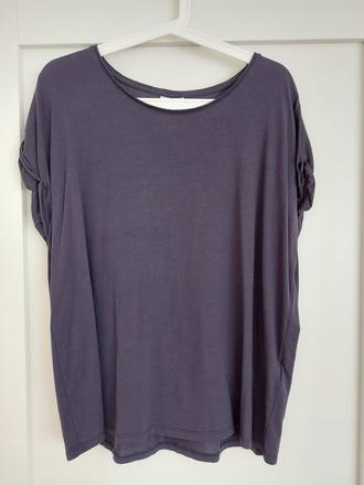 Tričko s padnutými rukávmi, vero moda,xl