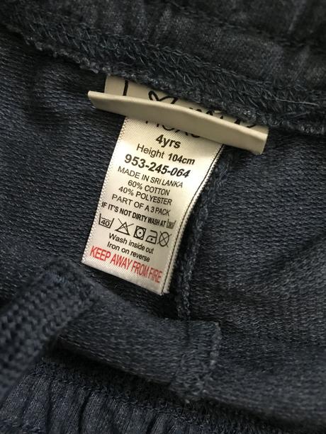 Kraťasy 3-4 roky/3 ks, next,104