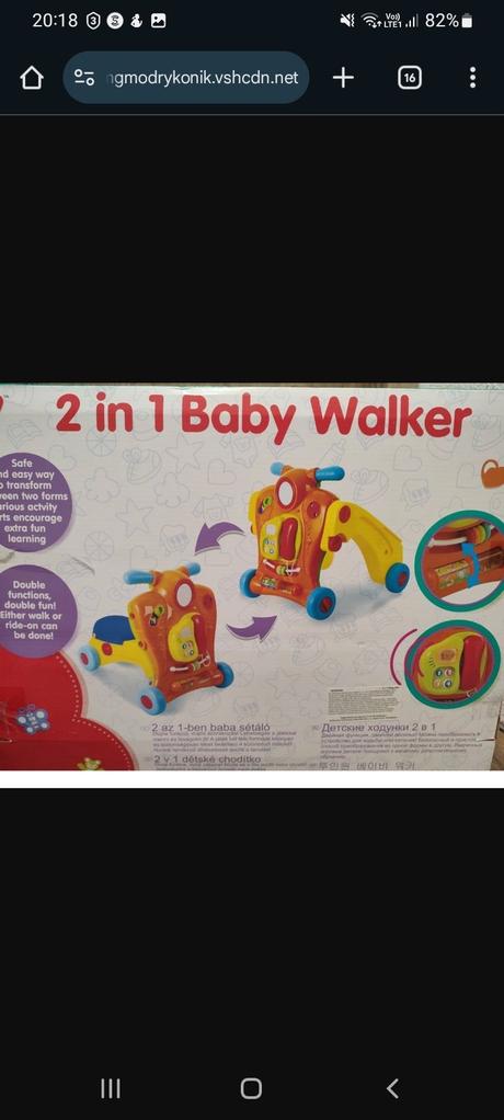 Playgo choditko a odrazadlo, 