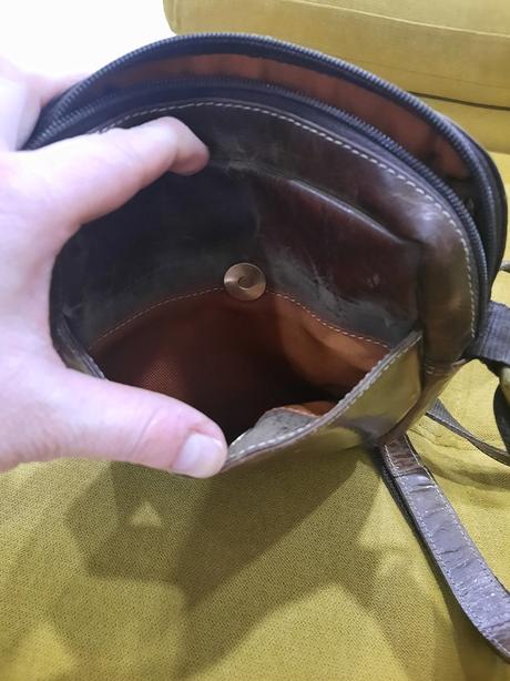 Pánska kožená crossbody miraclo, 