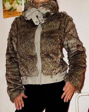 Trendy huňatý kožúšok - cena už s poštovným, kenvelo,s