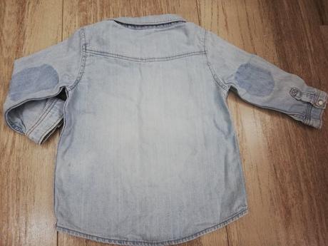 H&m riflova košeľa 74, h&m,74