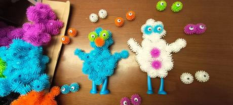 Guličky bunchems na tvorenie, 