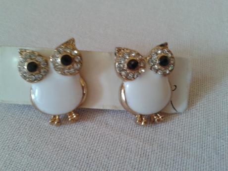 Detské náušnice sovičky,