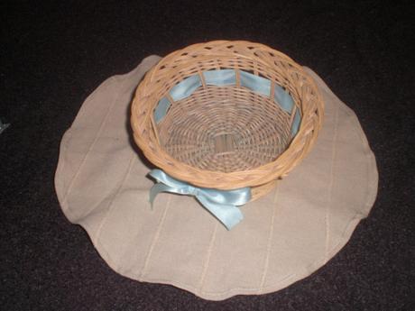 Košiček s látkou top stav, 